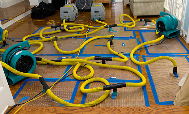 Professional Storm Water Damage Restoration technician working in Rockaway Park, NY